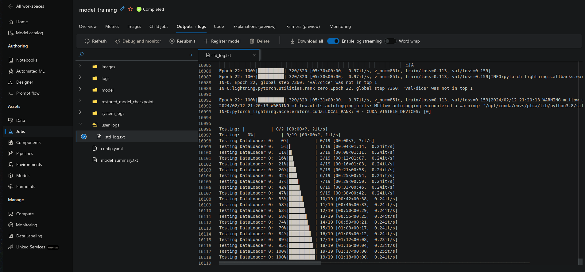 aml_job_progress